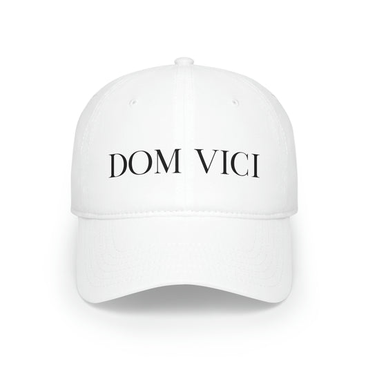 dad cap lower profile designer hat wine black owned california wines